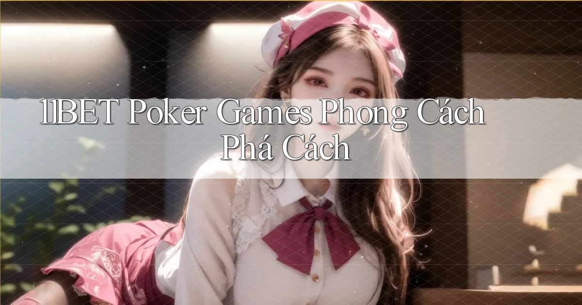 11bet  poker games phong cách phá cách