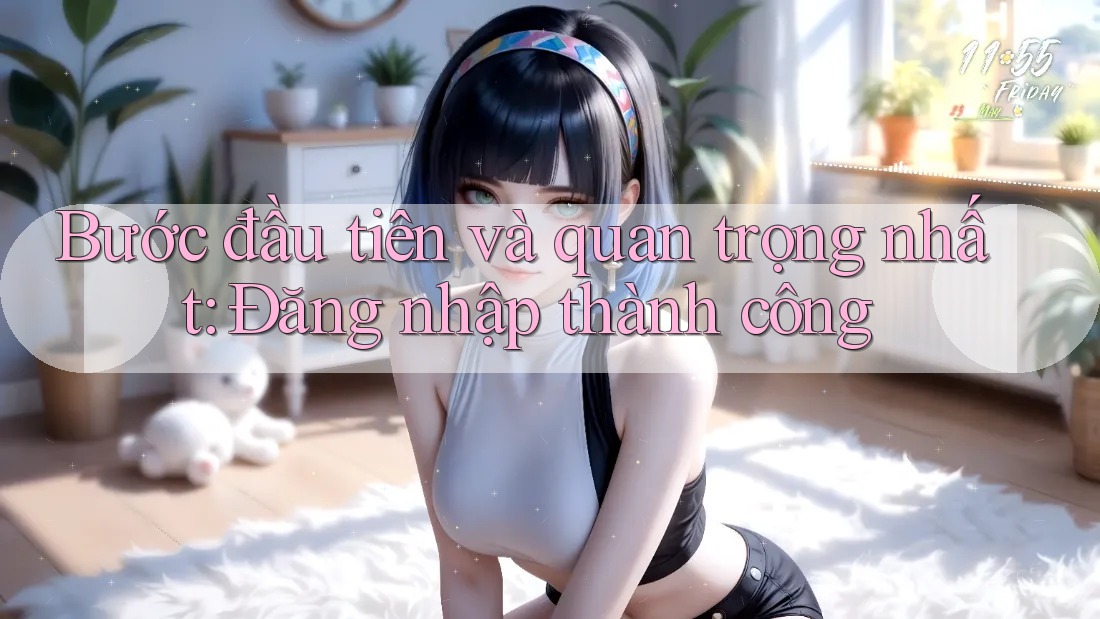 Bước đầu tiên và quan trọng nhất: Đăng nhập thành công