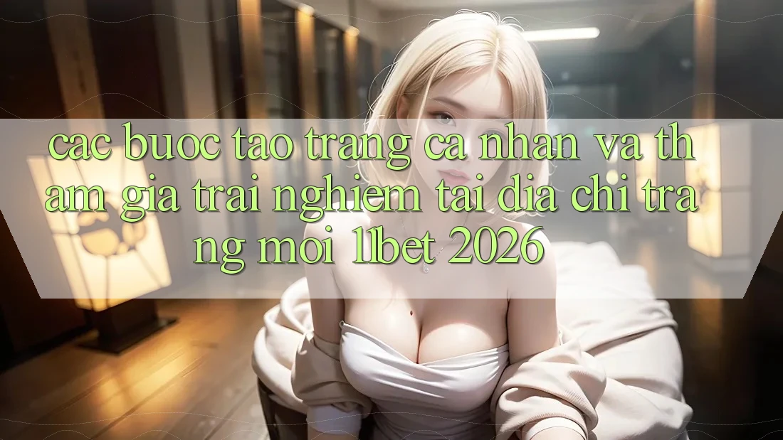 Các bước Tạo trang cá nhân Và Tham Gia Trải nghiệm Tại Địa chỉ trang Mới 11bet 2026 Các bước Tạo trang cá nhân Và Tham Gia Trải nghiệm Tại Địa chỉ trang Mới 11bet 2026