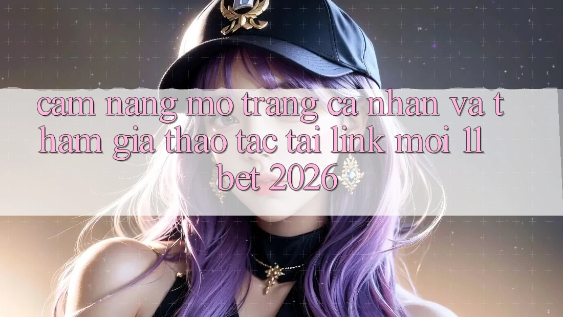 Cẩm nang Mở trang cá nhân Và Tham Gia Thao tác Tại Link Mới 11bet 2026 Cẩm nang Mở trang cá nhân Và Tham Gia Thao tác Tại Link Mới 11bet 2026