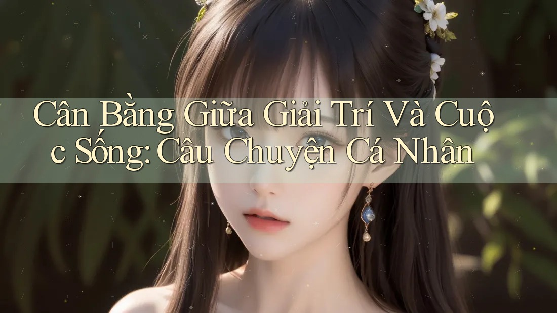 Cân Bằng Giữa Giải Trí Và Cuộc Sống: Câu Chuyện Cá Nhân