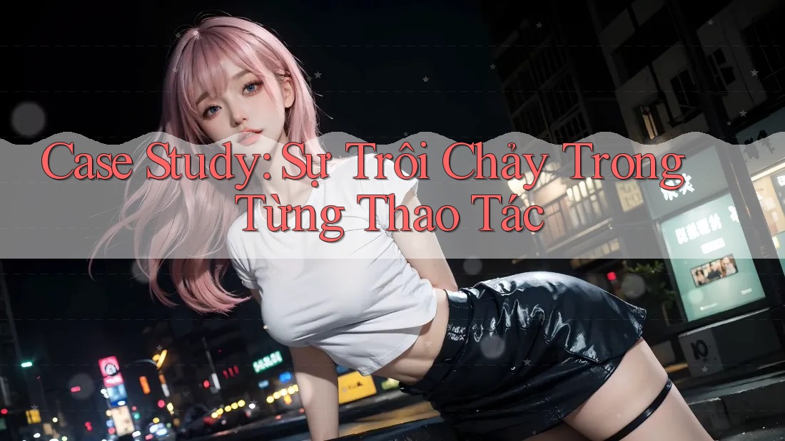 Case Study: Sự Trôi Chảy Trong Từng Thao Tác Case Study: Sự Trôi Chảy Trong Từng Thao Tác