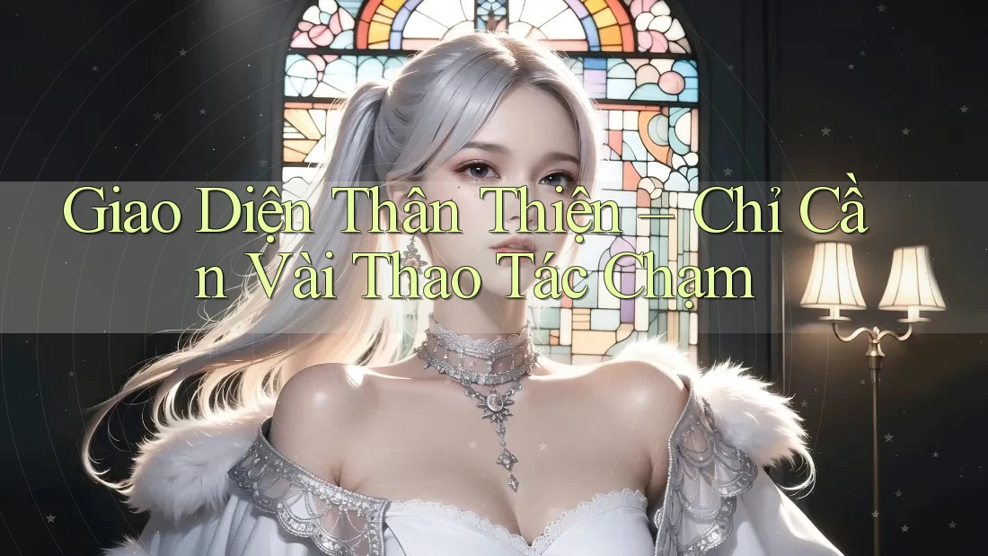 Giao Diện Thân Thiện – Chỉ Cần Vài Thao Tác Chạm