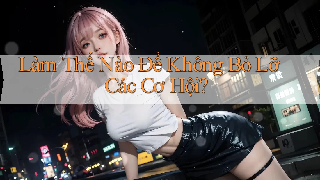 Làm Thế Nào Để Không Bỏ Lỡ Các Cơ Hội?