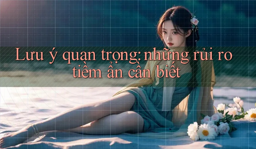 Lưu ý quan trọng: Những rủi ro tiềm ẩn cần biết