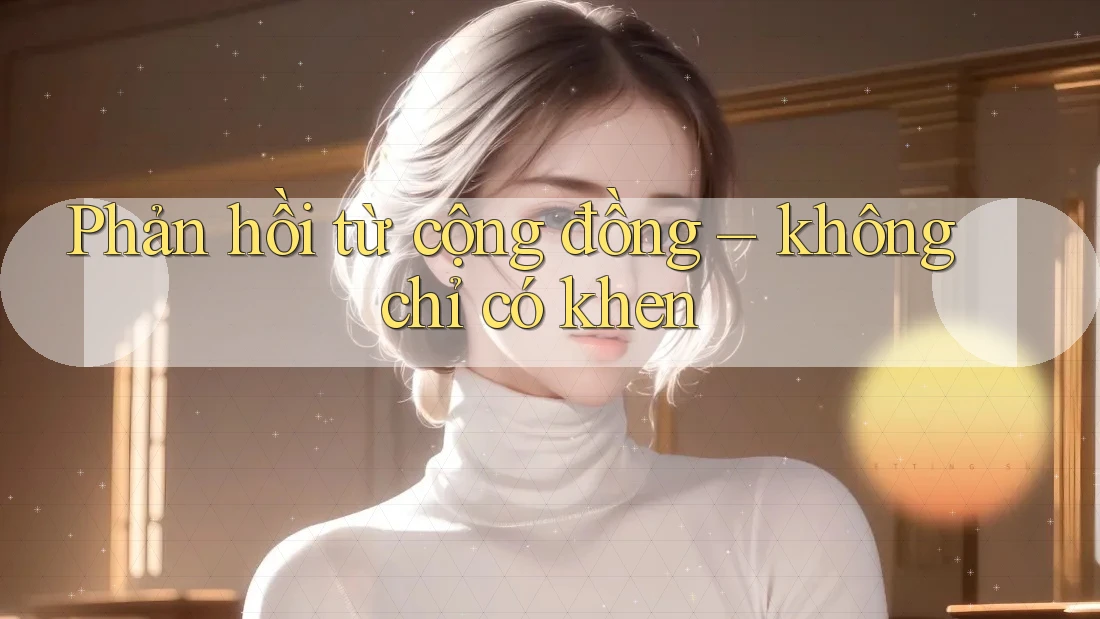 Phản hồi từ cộng đồng – không chỉ có khen Phản hồi từ cộng đồng – không chỉ có khen