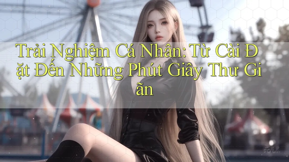 Trải Nghiệm Cá Nhân: Từ Cài Đặt Đến Những Phút Giây Thư Giãn