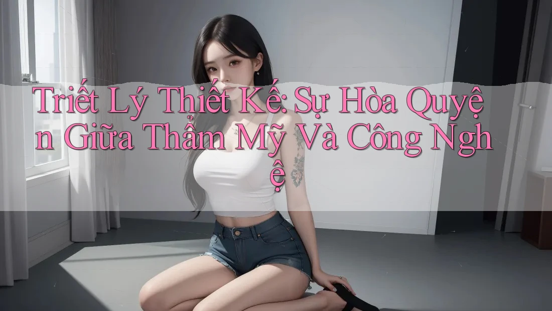 Triết Lý Thiết Kế: Sự Hòa Quyện Giữa Thẩm Mỹ Và Công Nghệ