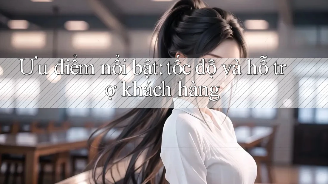Ưu điểm nổi bật: tốc độ và hỗ trợ khách hàng Ưu điểm nổi bật: tốc độ và hỗ trợ khách hàng