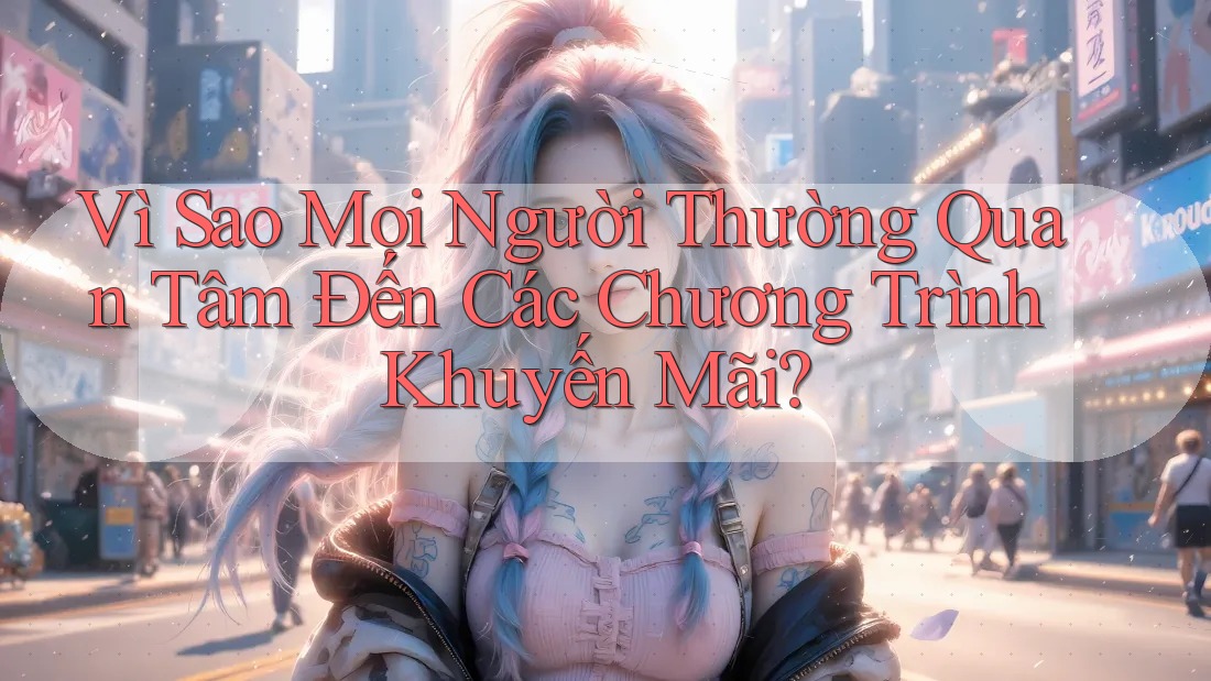Vì Sao Mọi Người Thường Quan Tâm Đến Các Chương Trình Khuyến Mãi?