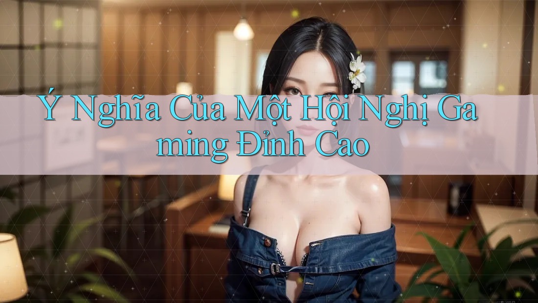 Ý Nghĩa Của Một Hội Nghị Gaming Đỉnh Cao